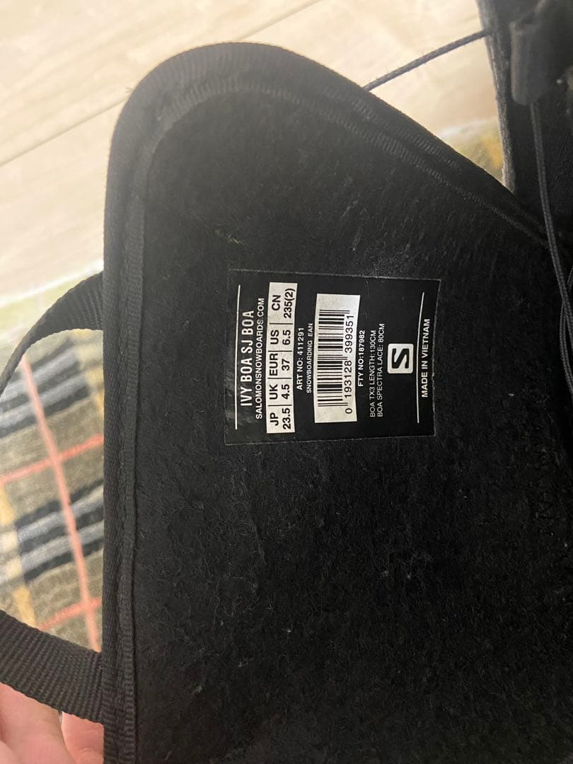 22/23 SALOMON IVY SJ BOA 23.5センチ サロモン