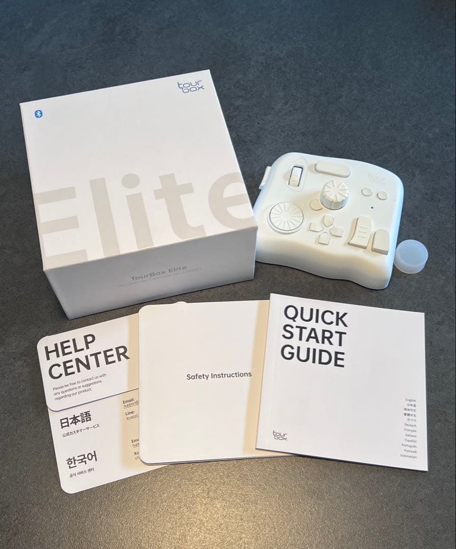 TourBox Elite[フラッグシップモデル] 箱　USBケーブルセット