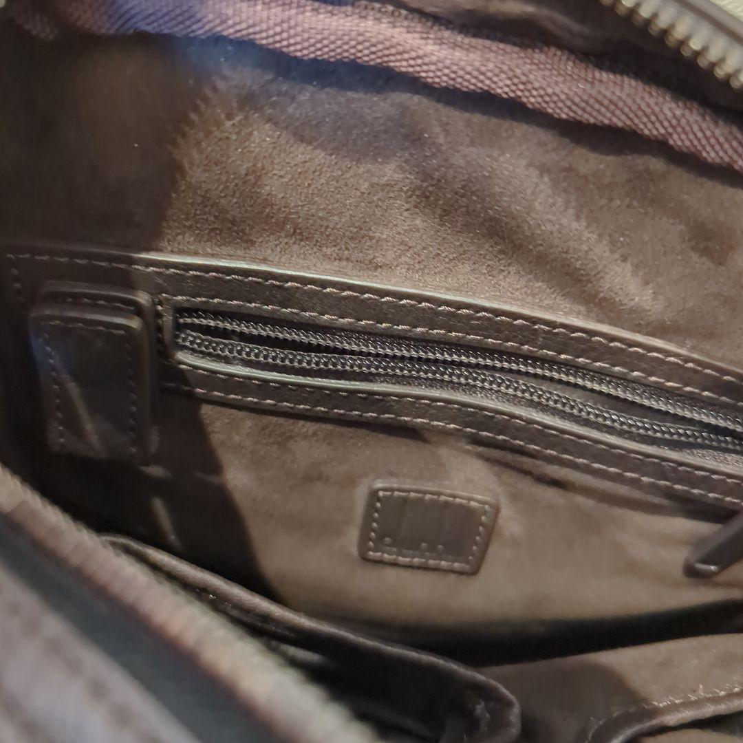 dunhill⚪️ダンヒル⚪️ショルダーバッグ⚪️レザー⚪️総柄【美品】