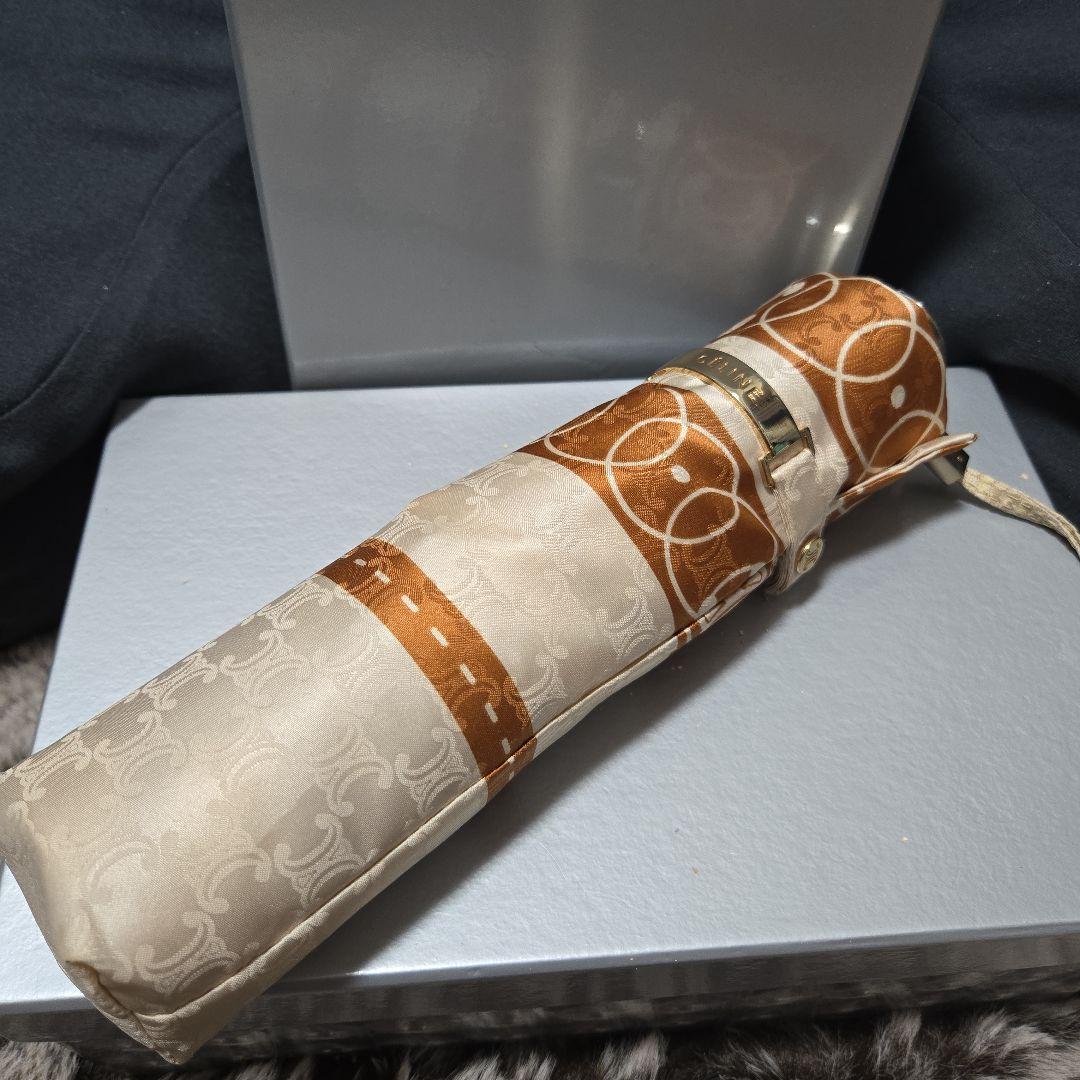 美品 CELINE セリーヌ 折りたたみ傘