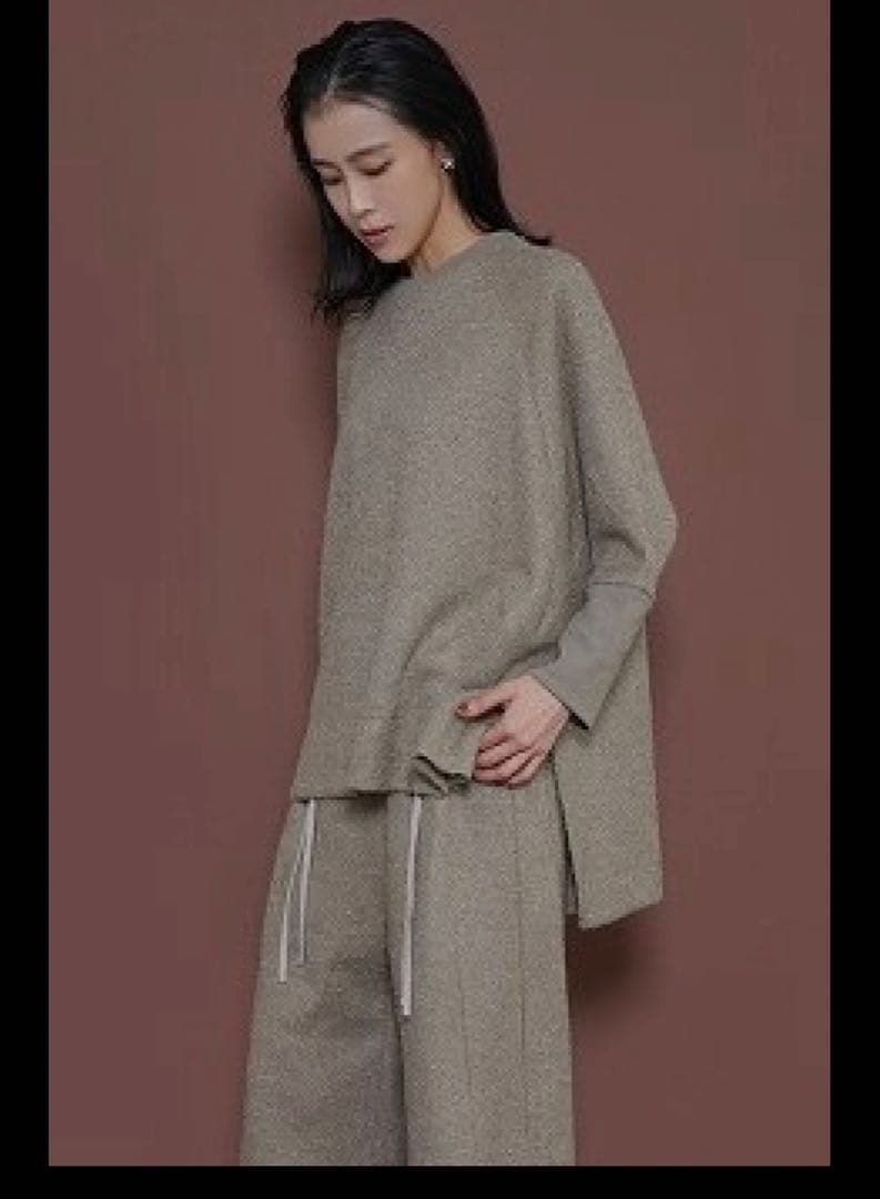 ちびままシアントーキョー　フリンジヤーンオーバーブラウス　型番507412