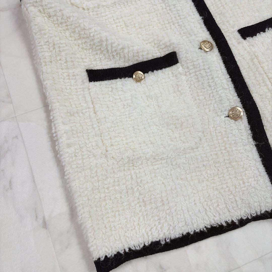 ADAWAS アダワス LOOP KNITTED VEST 別注品 金ボタン