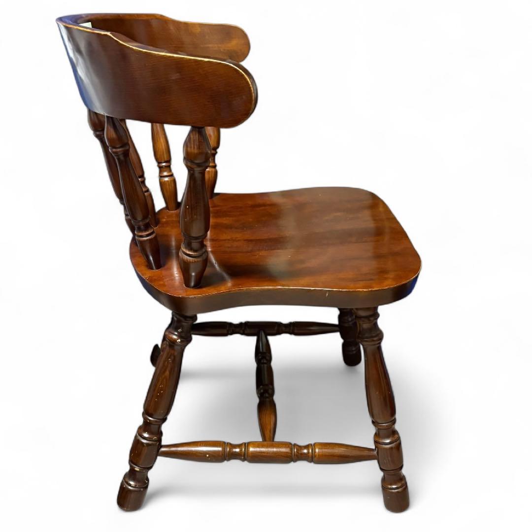 ①【4脚あり】柏木工 KASHIWA ウィンザーチェア　ダイニングチェア