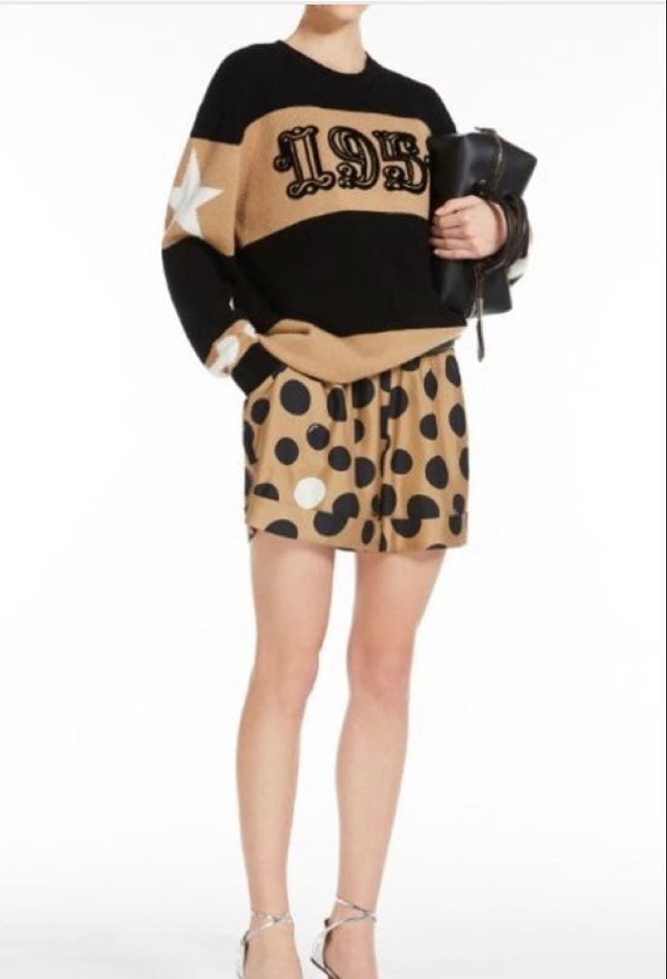 Max Mara 2024AW アルクールシルクショートパンツ 34サイズ