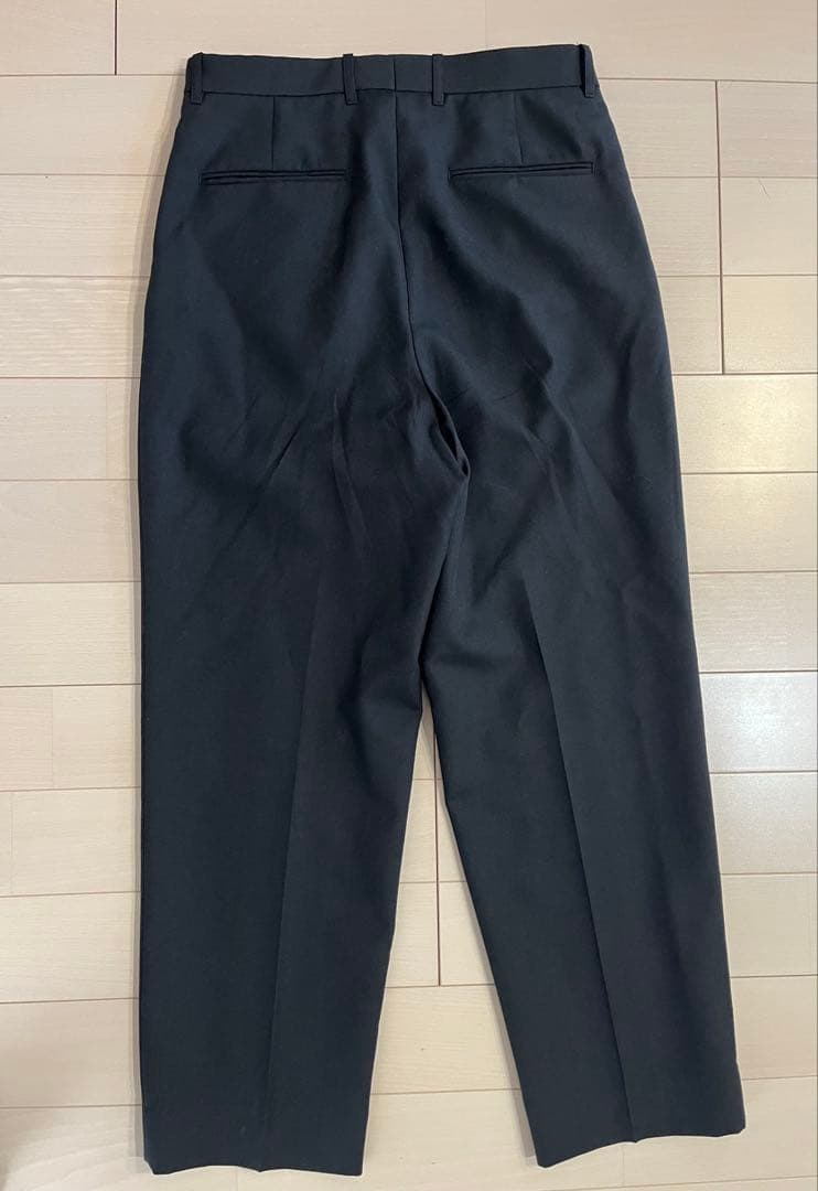 新品！stevenalan黒ウールスラックス❗️