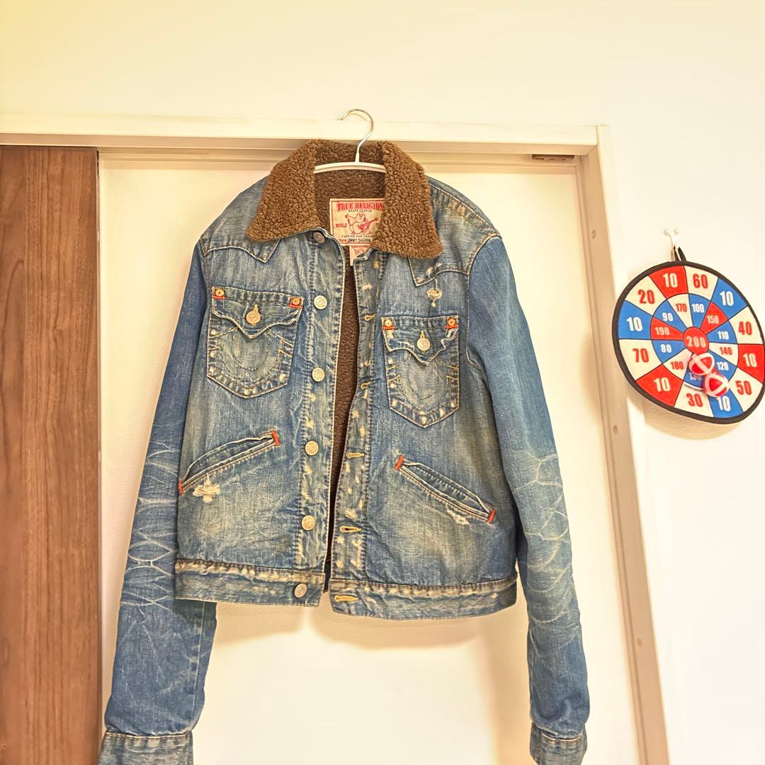 TRUE RELIGION JIMMY SHERPA M デニムジャケット