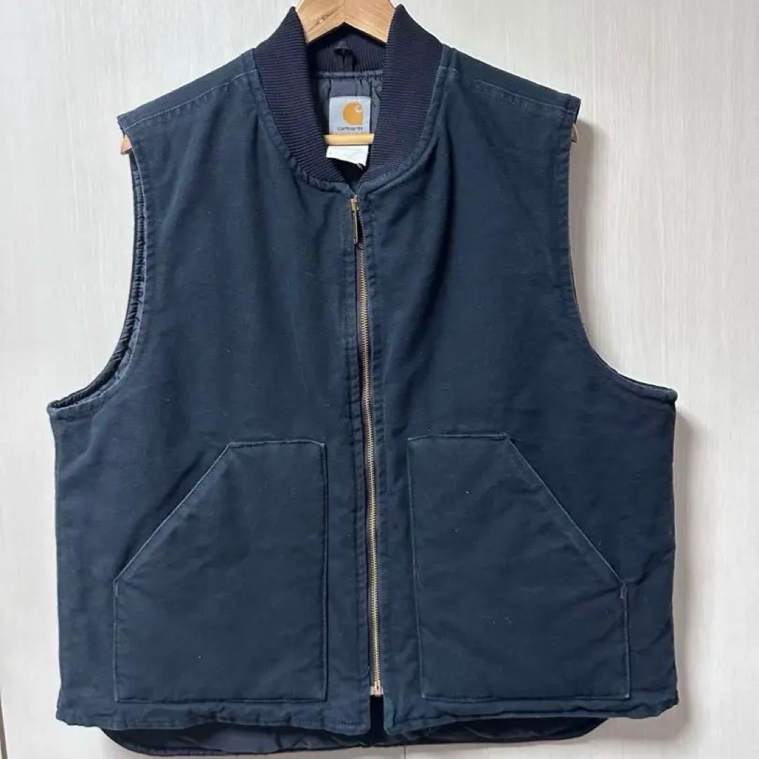 00s usa製 カーハート ベスト ブラック