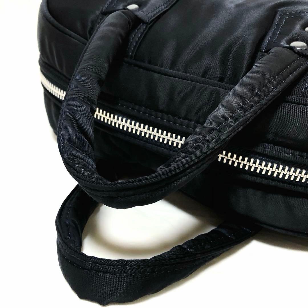 未使用級✨ヘッドポーター ミニボストンバッグ ハンドバッグ ネイビー 藤原ヒロシ