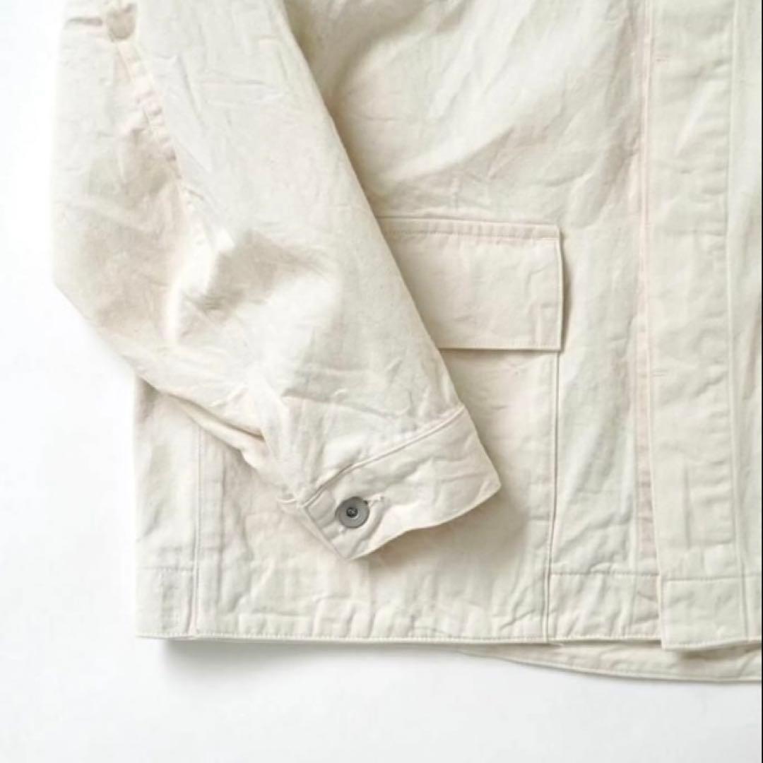 【STILL BY HAND】10オンス デニムカバーオール オフホワイト