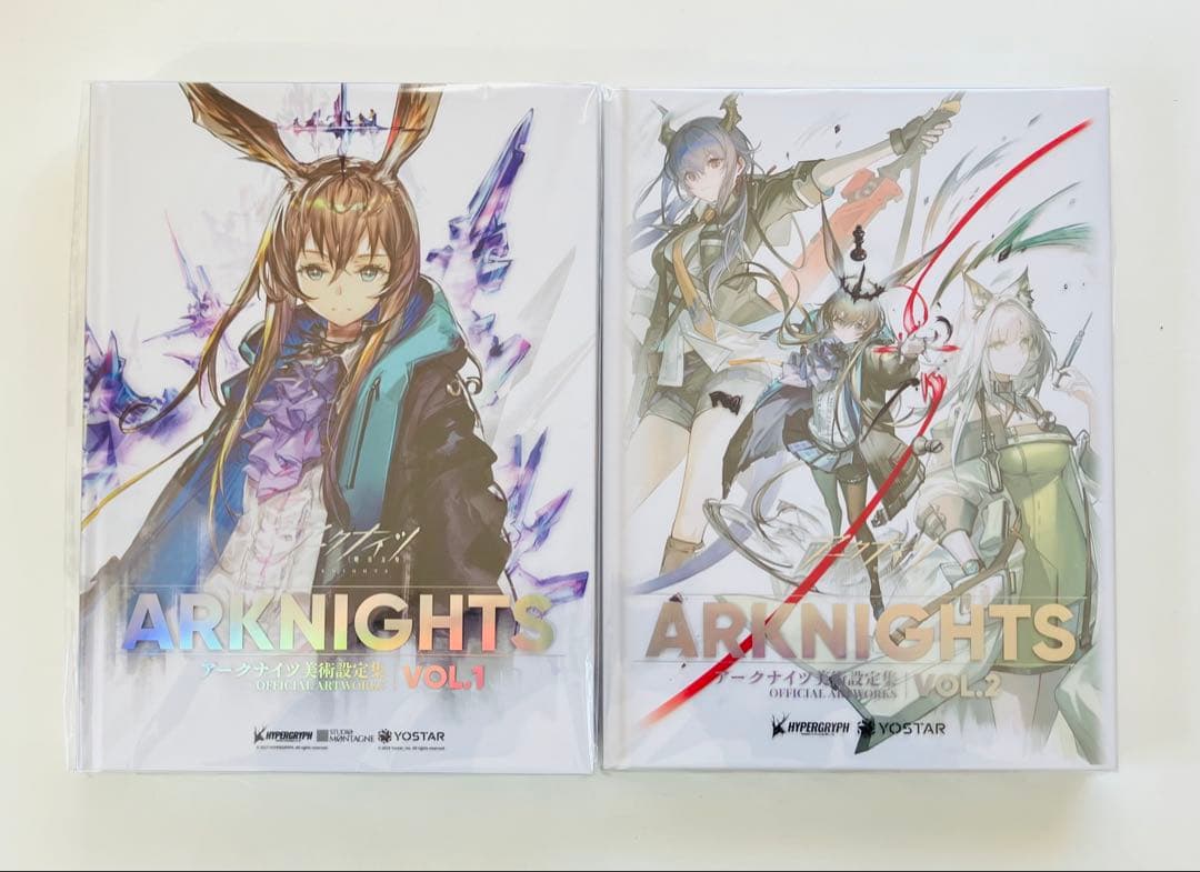 アークナイツ　美術設定集vol.1・2 小冊子1・2付き4冊セット おまけ付き