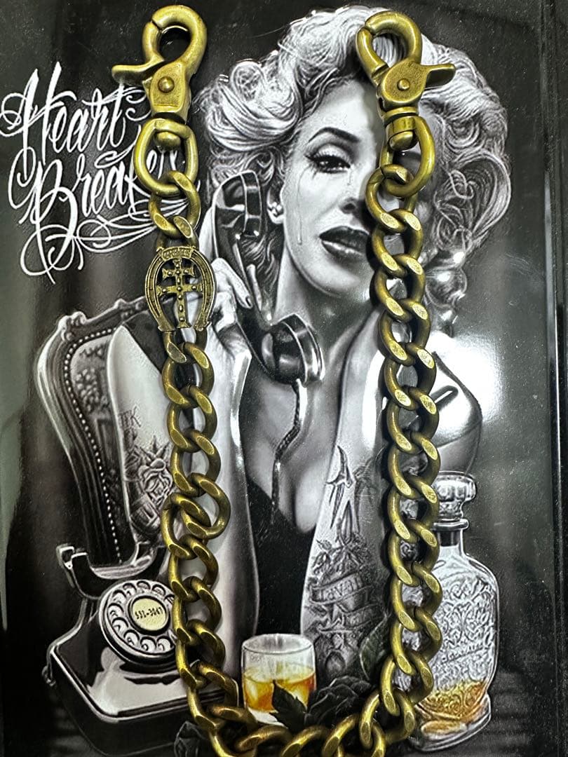 paapa　ゴールド　ウォレットチェーン　クライミー