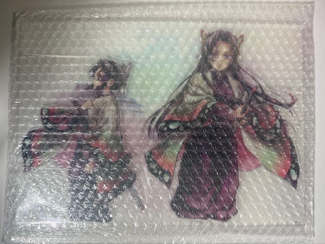 c106 鬼滅の刃 A賞 「繋ぐ」 ビッグアクリルスタンドキット しのぶとカナエ