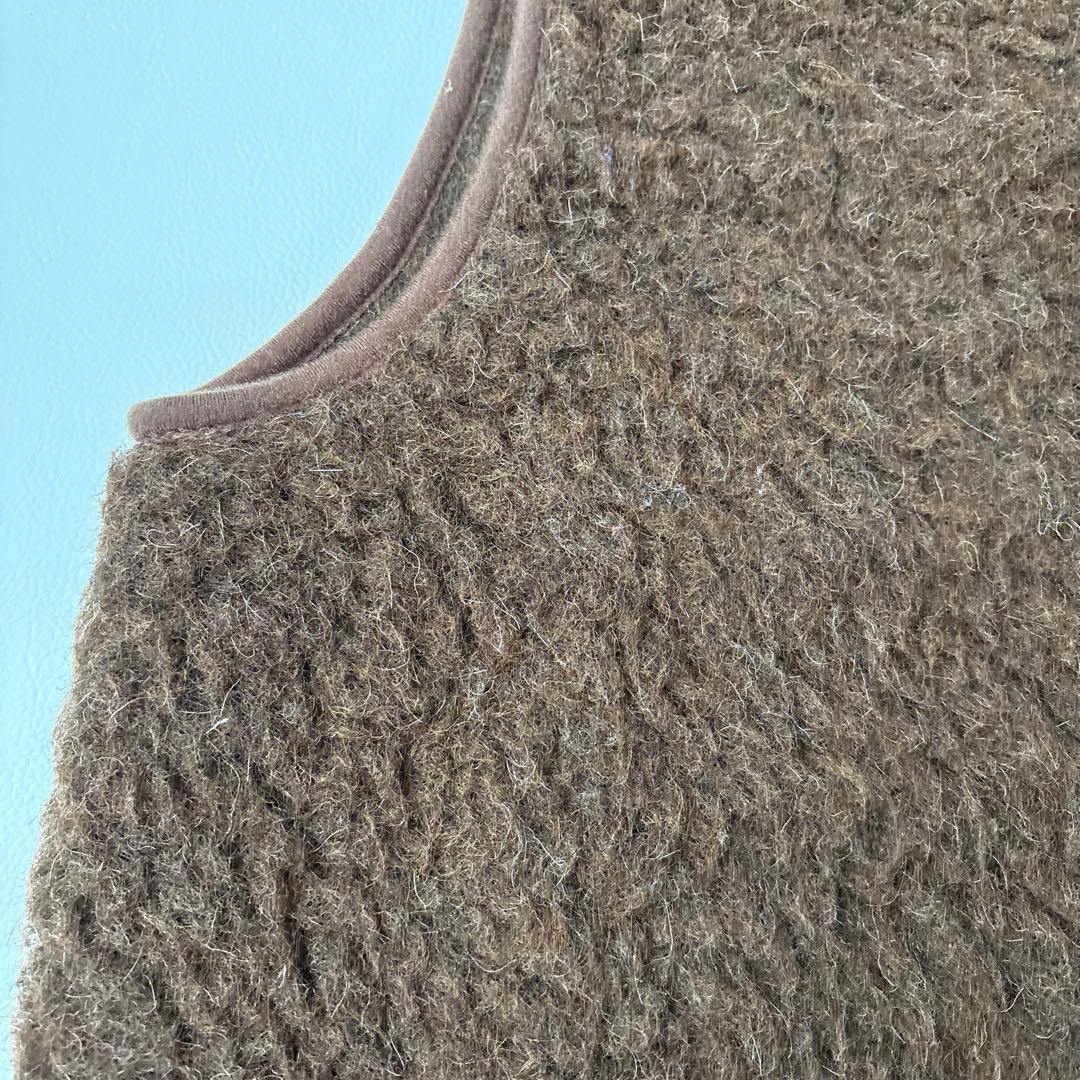 美品　COLDBREAKER RELUME ボア　ロングベスト　ボアジャケット