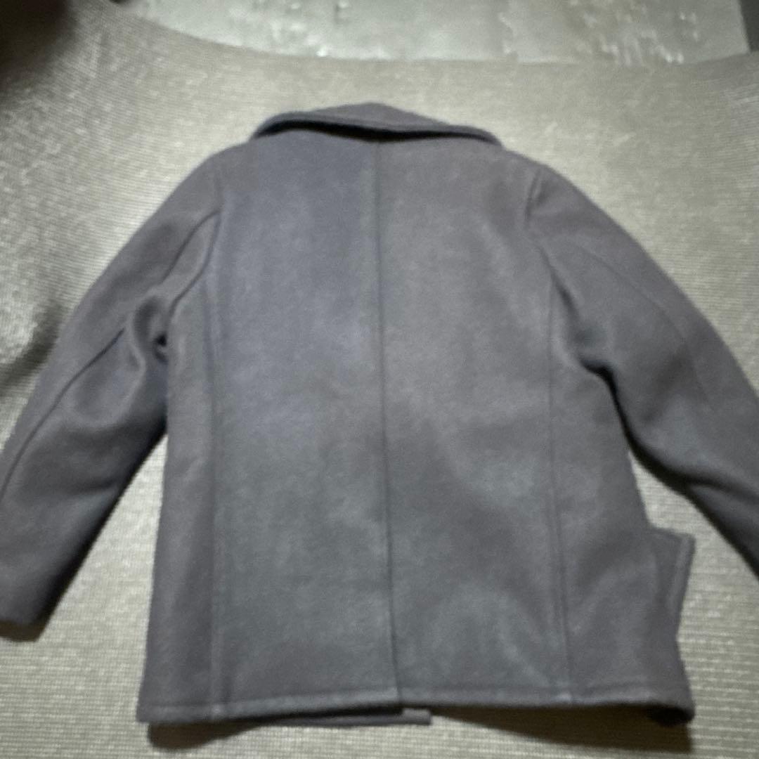 極美品　ショット　ピーコート　ウールメルトン　キルティング　40　USA製　黒