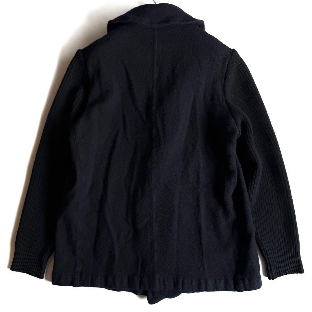 《美品》24aw コムデギャルソン シャツ ウール縮絨 ジャケット Pコート M