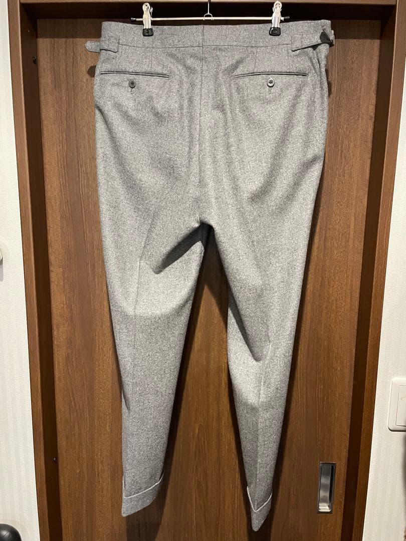 サイズ50 リングヂャケット　フランネル　スラックス　サイドアジャスター