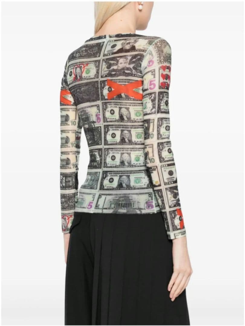 試着のみ！完売品！ VAQUERA ヴァケラ ドルプリントシアートップス 総柄