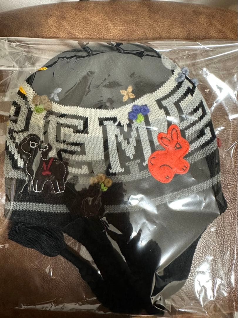 Supreme Felt Applique Earflap Beanie 黒