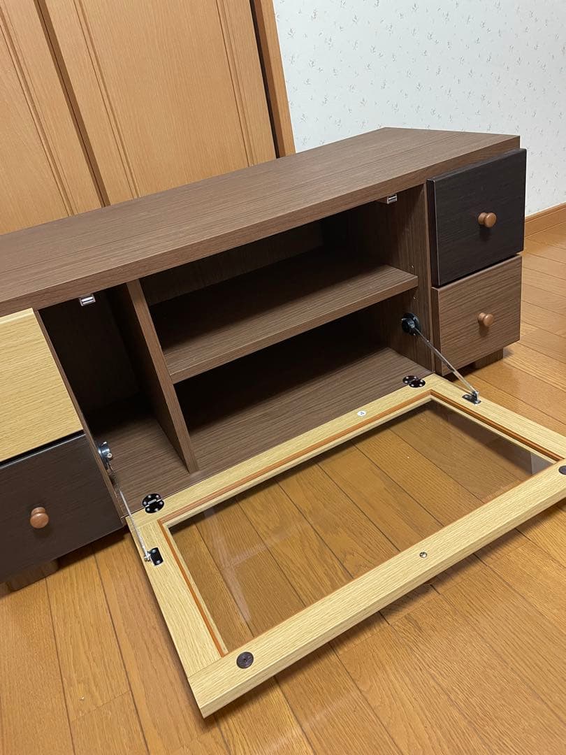 引き取り限定！　神奈川県　テレビ台　オシャレ　木製　リビング　収納