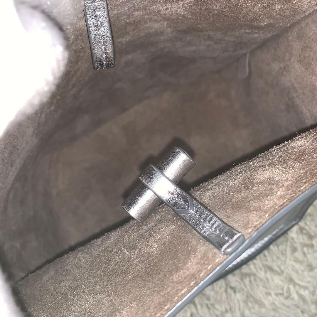 未使用級✨ジェイアンドエムデヴィッドソン クイバー バケット ミニ シルバー