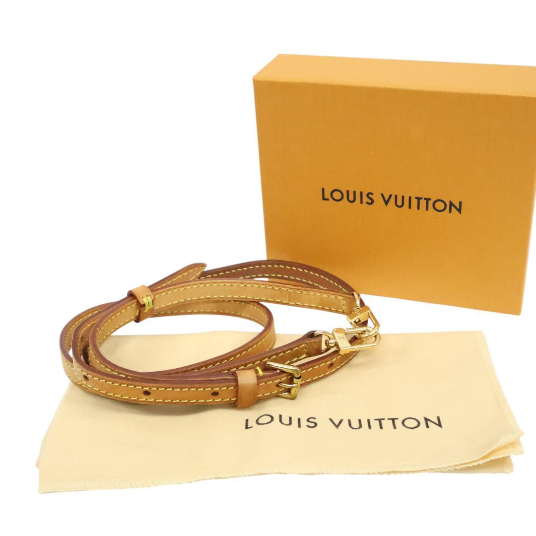 調節可 ルイヴィトン ショルダーストラップ ヌメ革 ゴールド金具 ストラップ