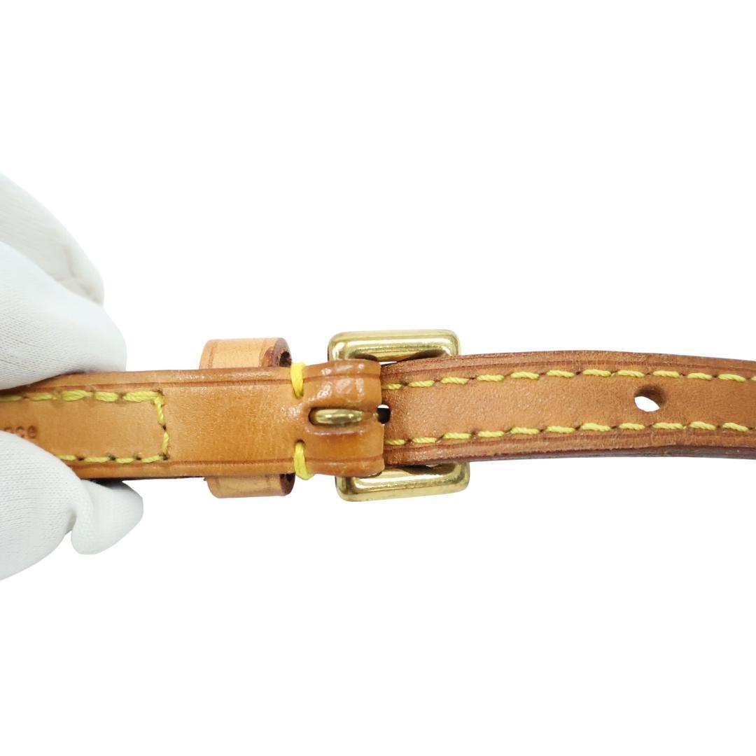 調節可 ルイヴィトン ショルダーストラップ ヌメ革 ゴールド金具 ストラップ