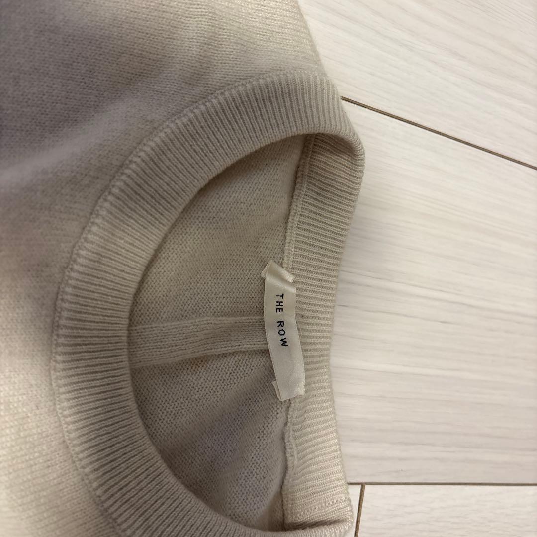 THE ROW ベージュ クルーネックセーター