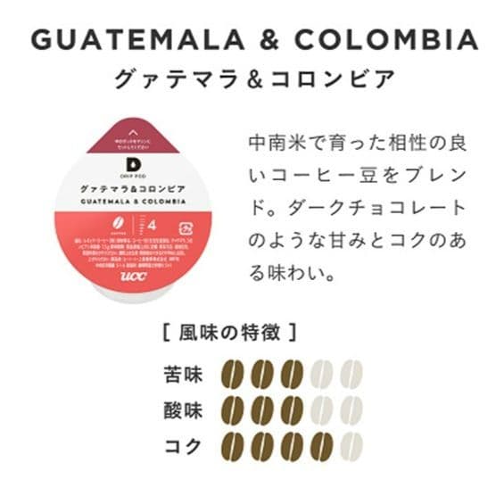 UCC DRIPPOD グァテマラ&コロンビア (12P×12箱入り)