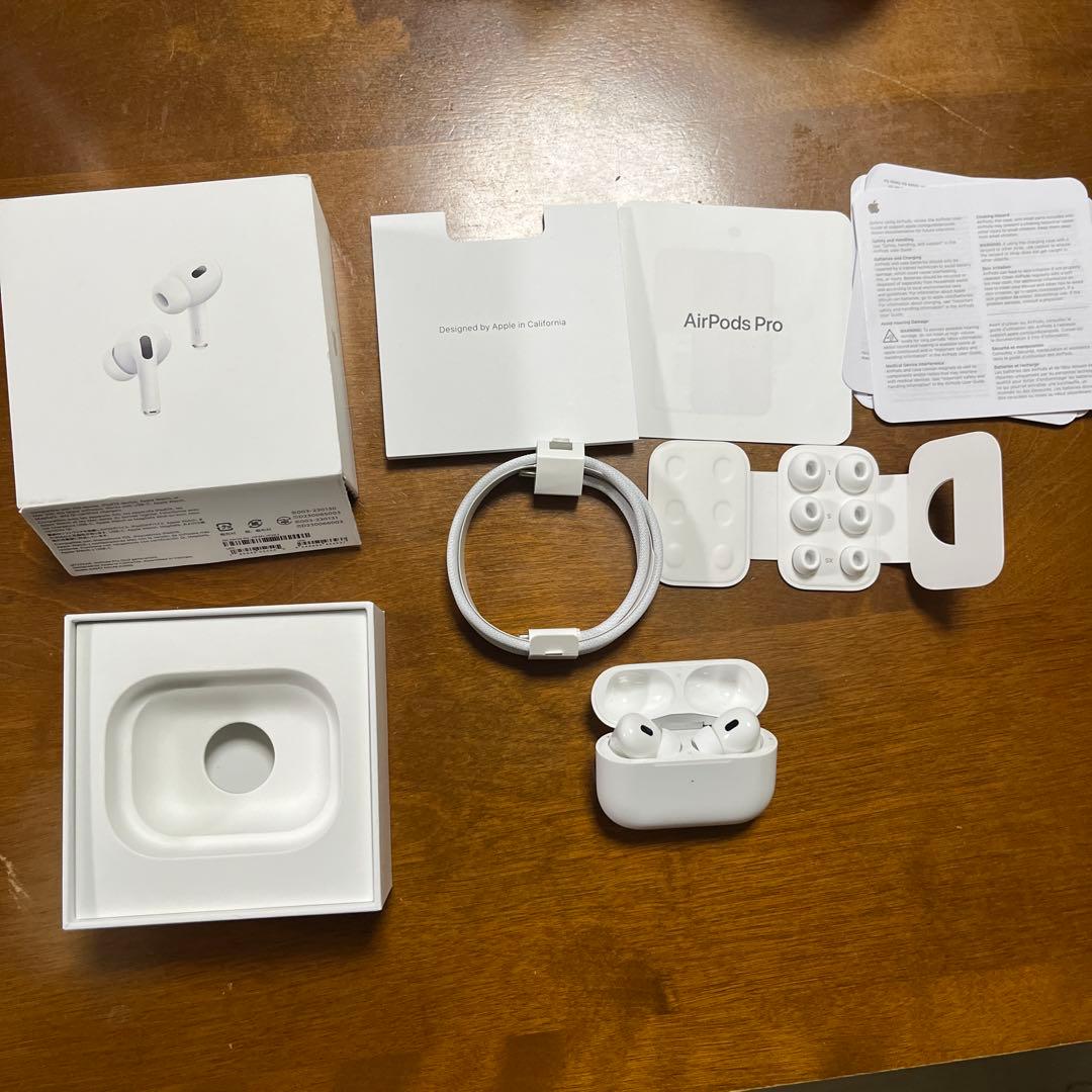 AirPods pro2 USB type C イヤーピース充電器付き