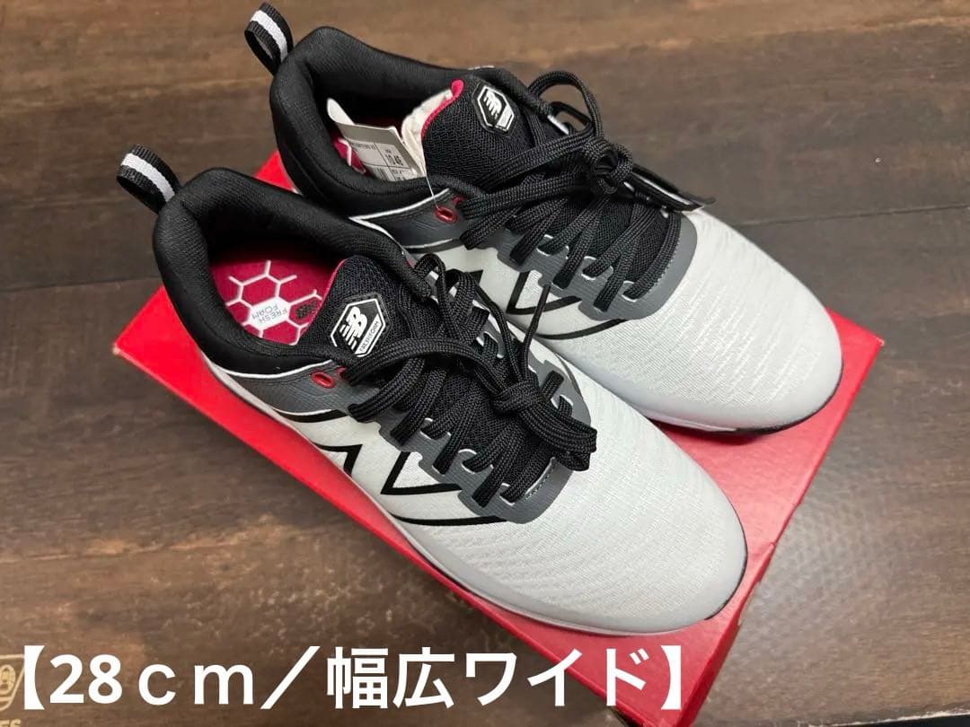 【28cm／ワイド幅広】ニューバランス MG406WK 4E ゴルフシューズ