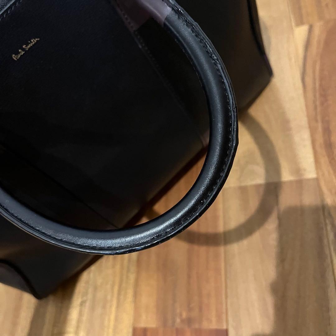 ポールスミス　レディース　ビジネスバッグ　レザー　A4　ロゴ