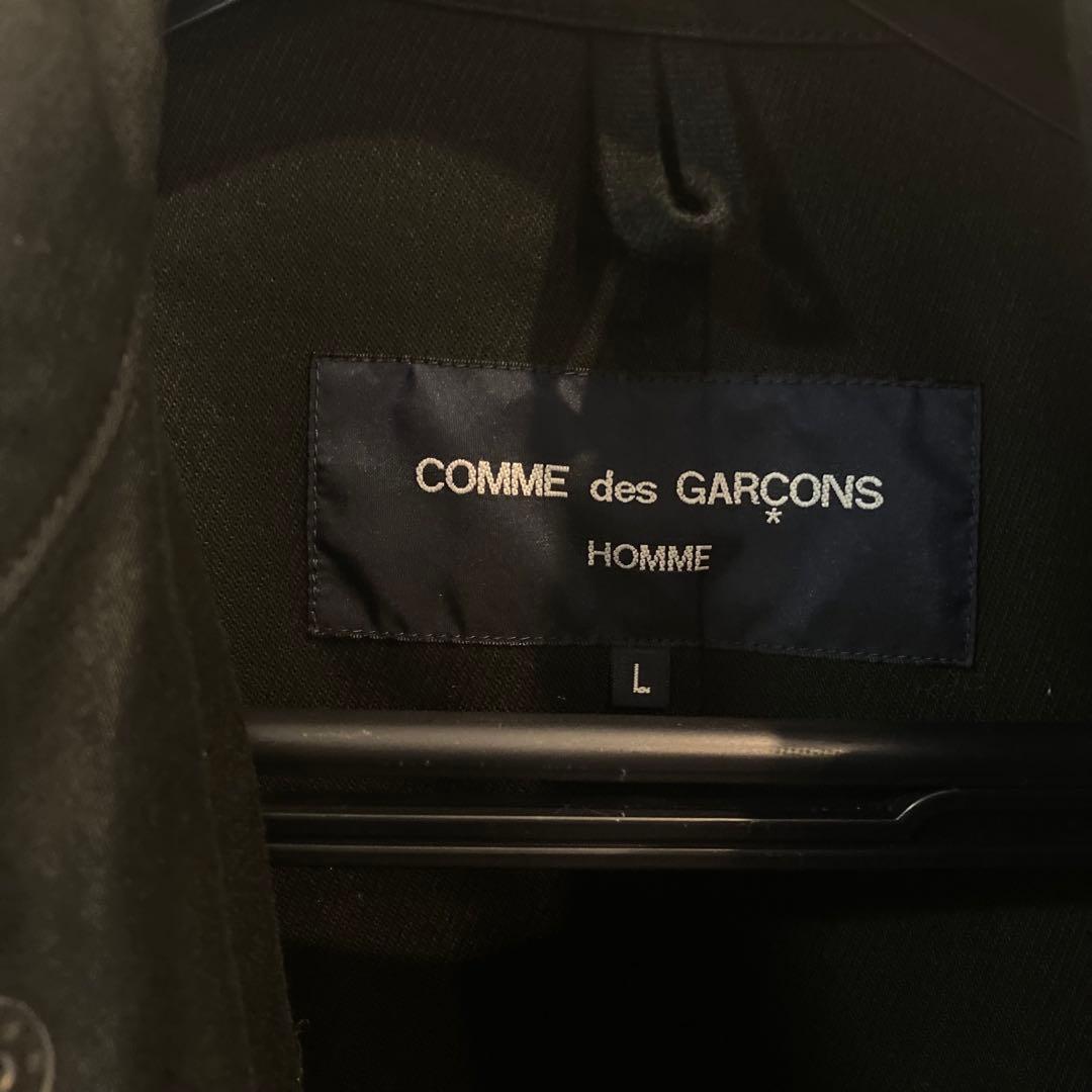 希少L 23AW コムデギャルソンオム 製品染め M-65 モッズコート 黒