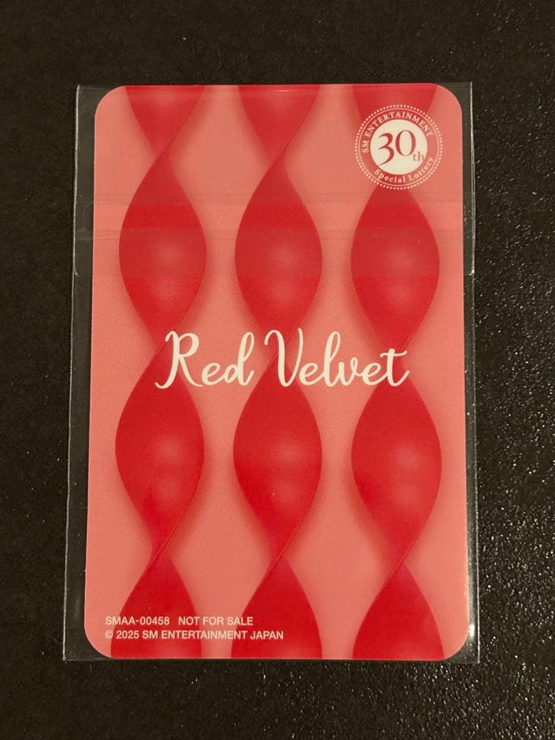 SM 30周年記念 スペシャル抽選会 トレカ Red Velvet アイリーン