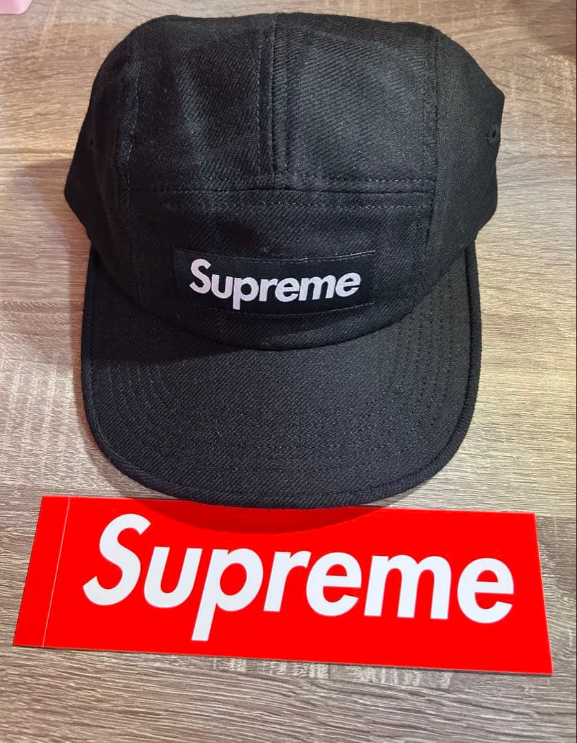 supreme ジェットキャップ　ステッカー付き