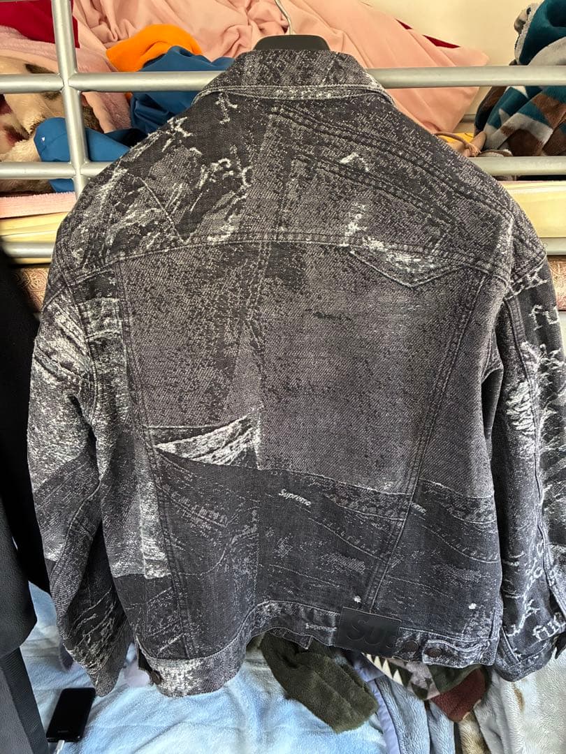 Supreme デニムジャケット ブラック