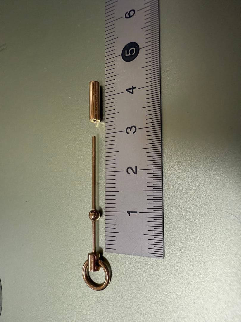 Hirotaka ドアノッカー　片耳ピアス（本体と丸パーツ）