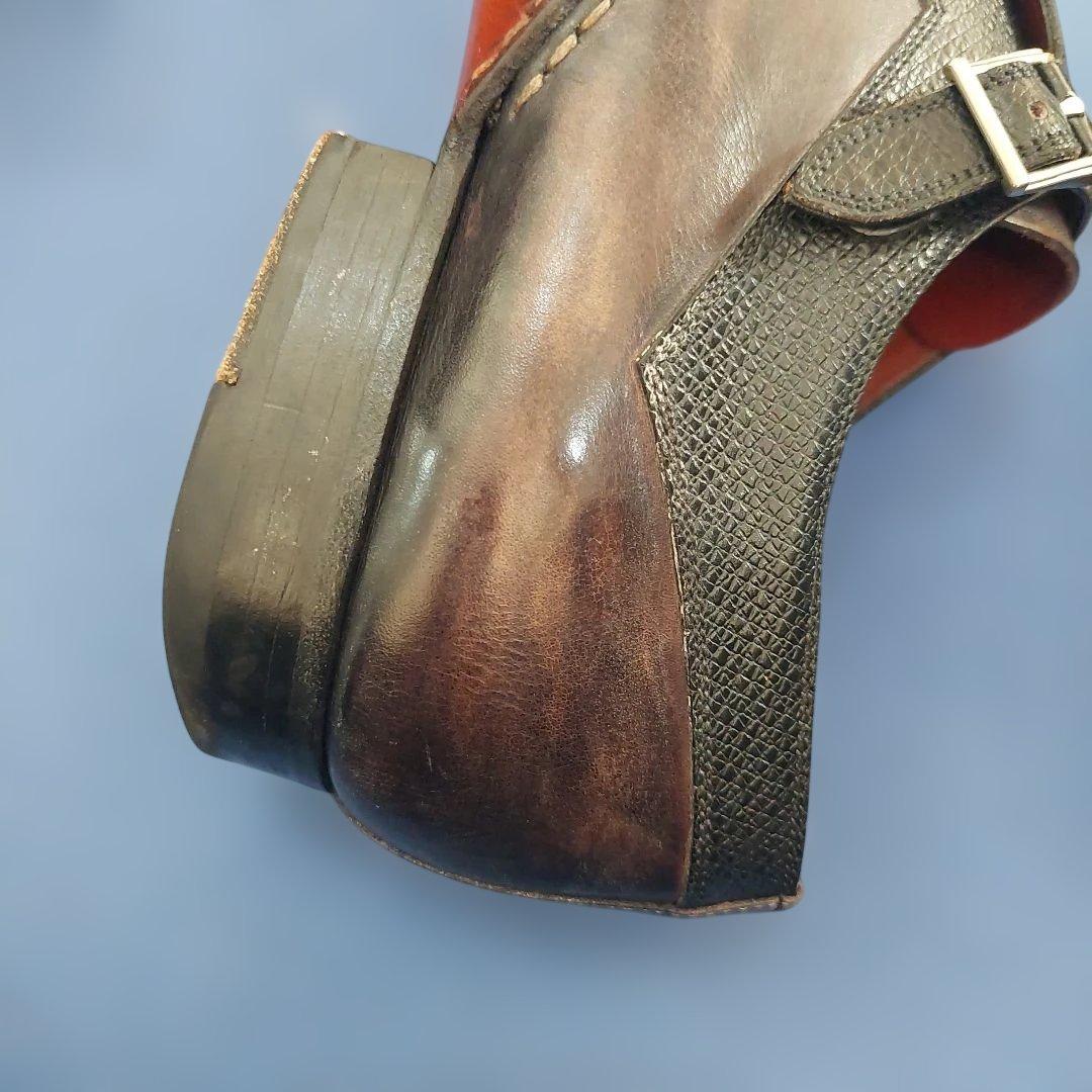 マグナーニ ダブルオパンケ ダブルモンクビジネスシューズ