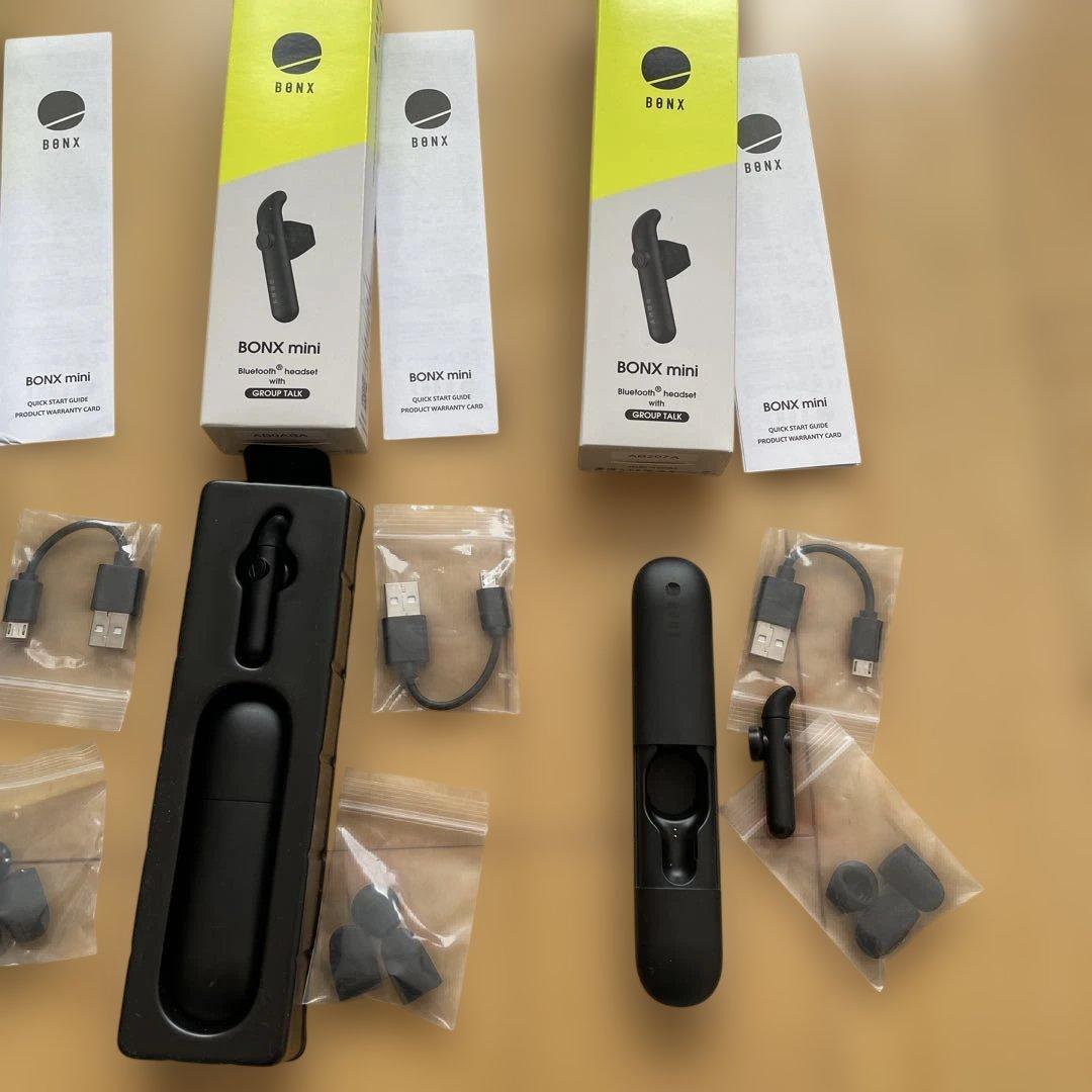 BONX mini Bluetoothヘッドセット 4個セット