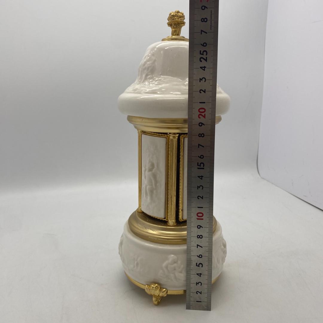 ＃13537 リュージュ オルゴール シガレット 葉巻入れ　オルゴール不動