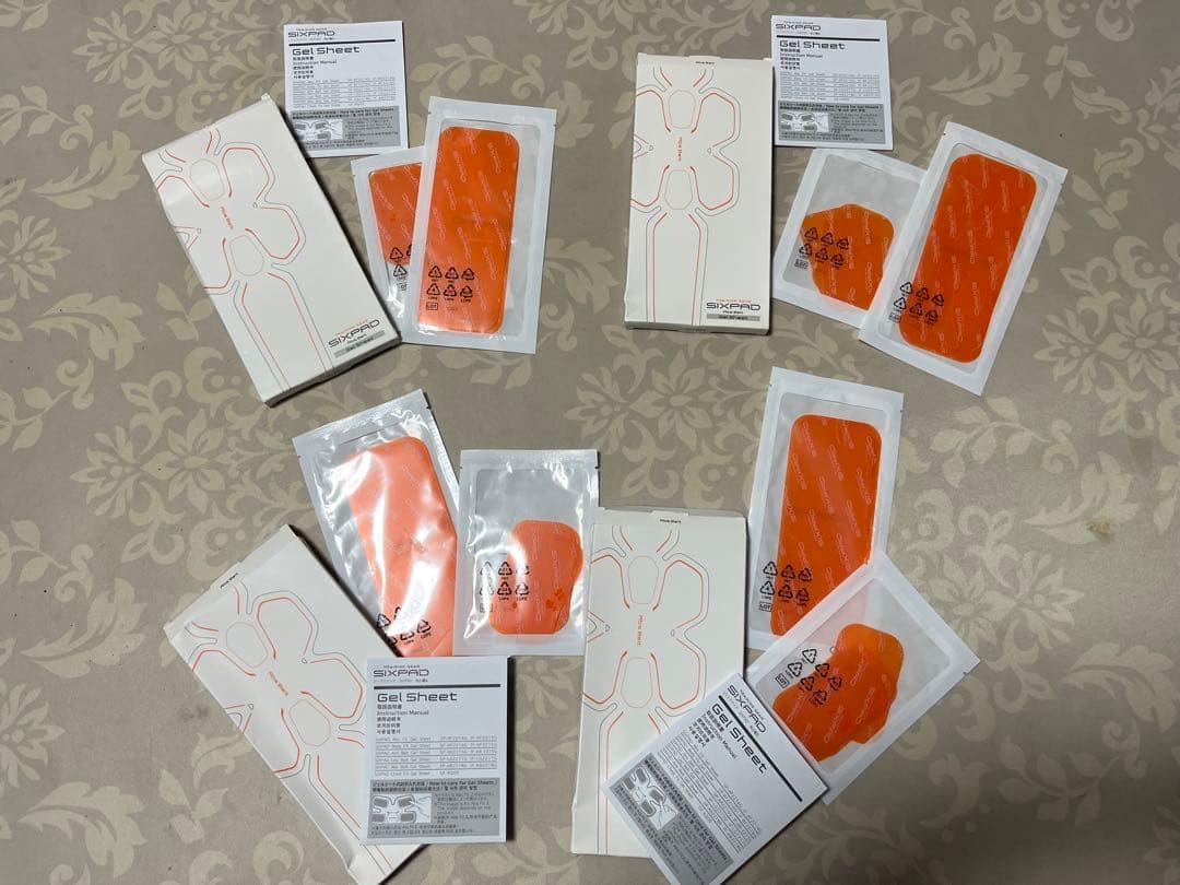 SIXPAD「Abs Belt」&「Chest Fit」セット：ジェルシート付