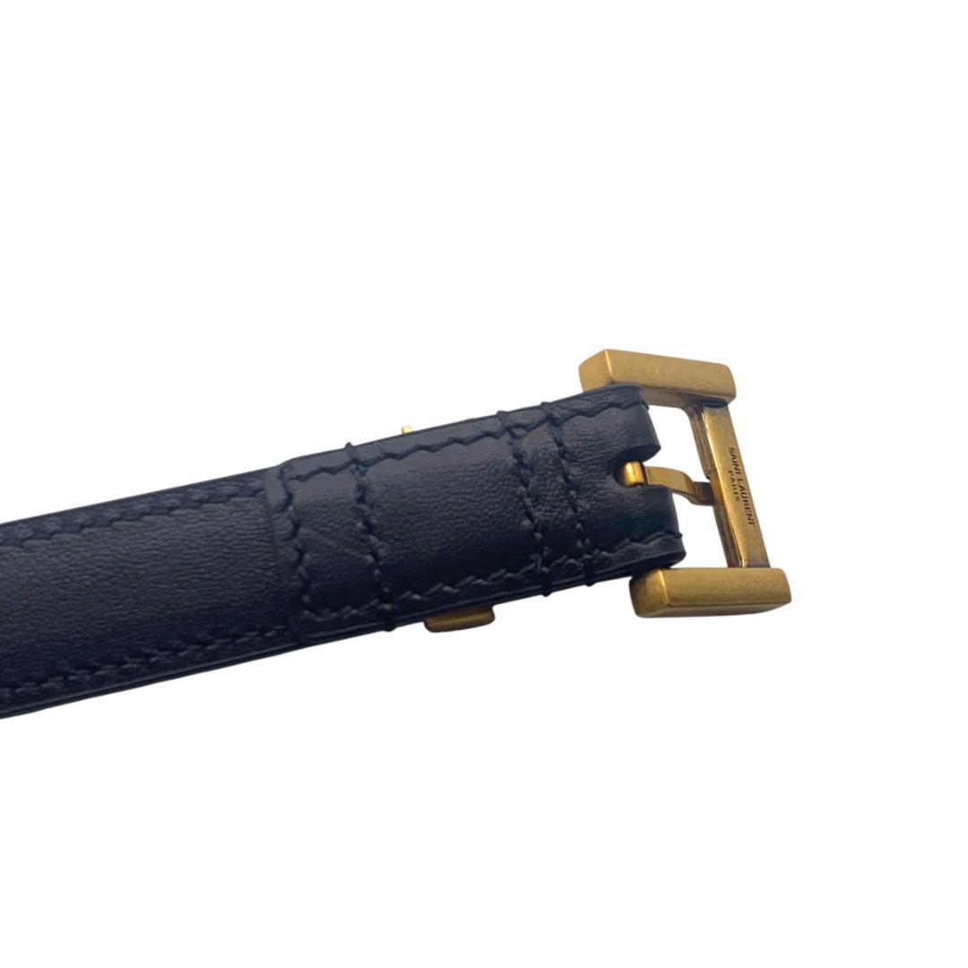 美品★YSL イヴサンローラン　細いベルト81-91cm