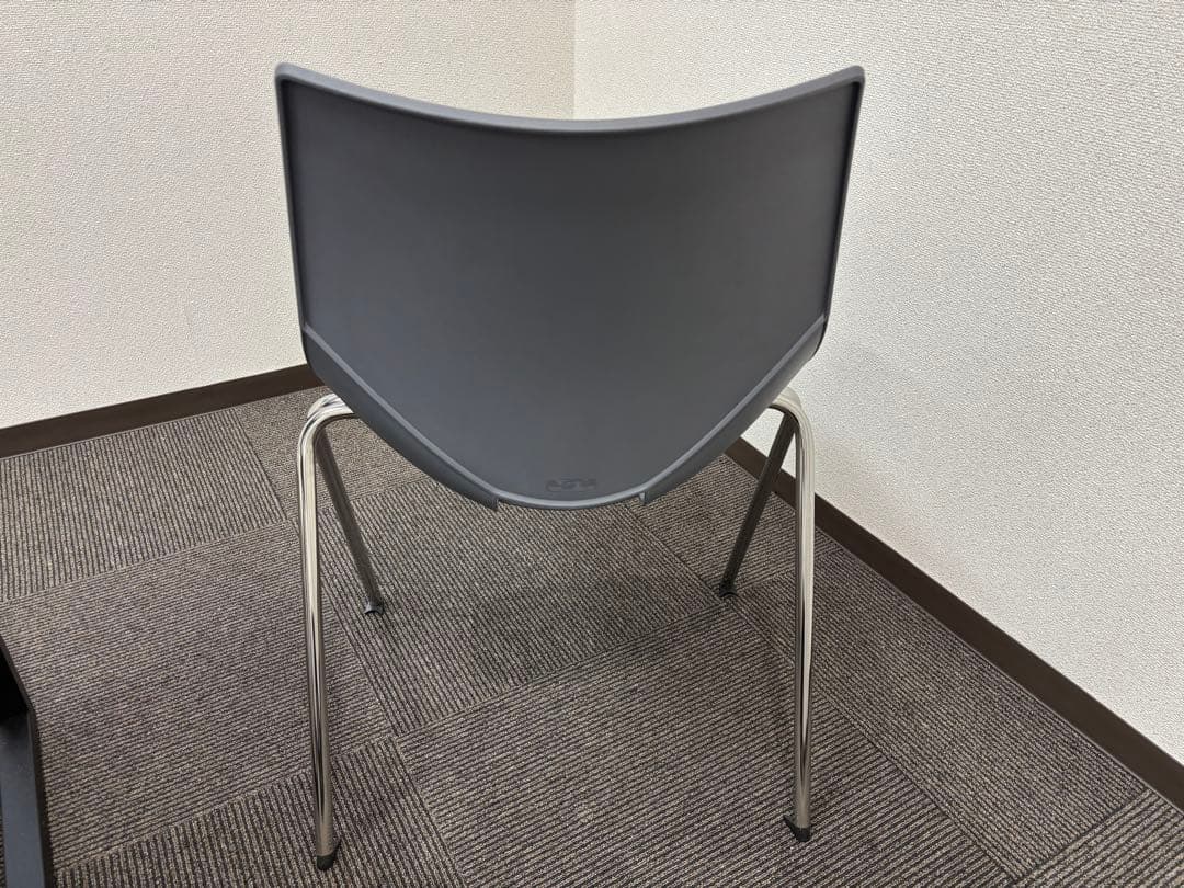 イタリア製　シンプルモダン KOSKA コスカチェア　3脚／グレー