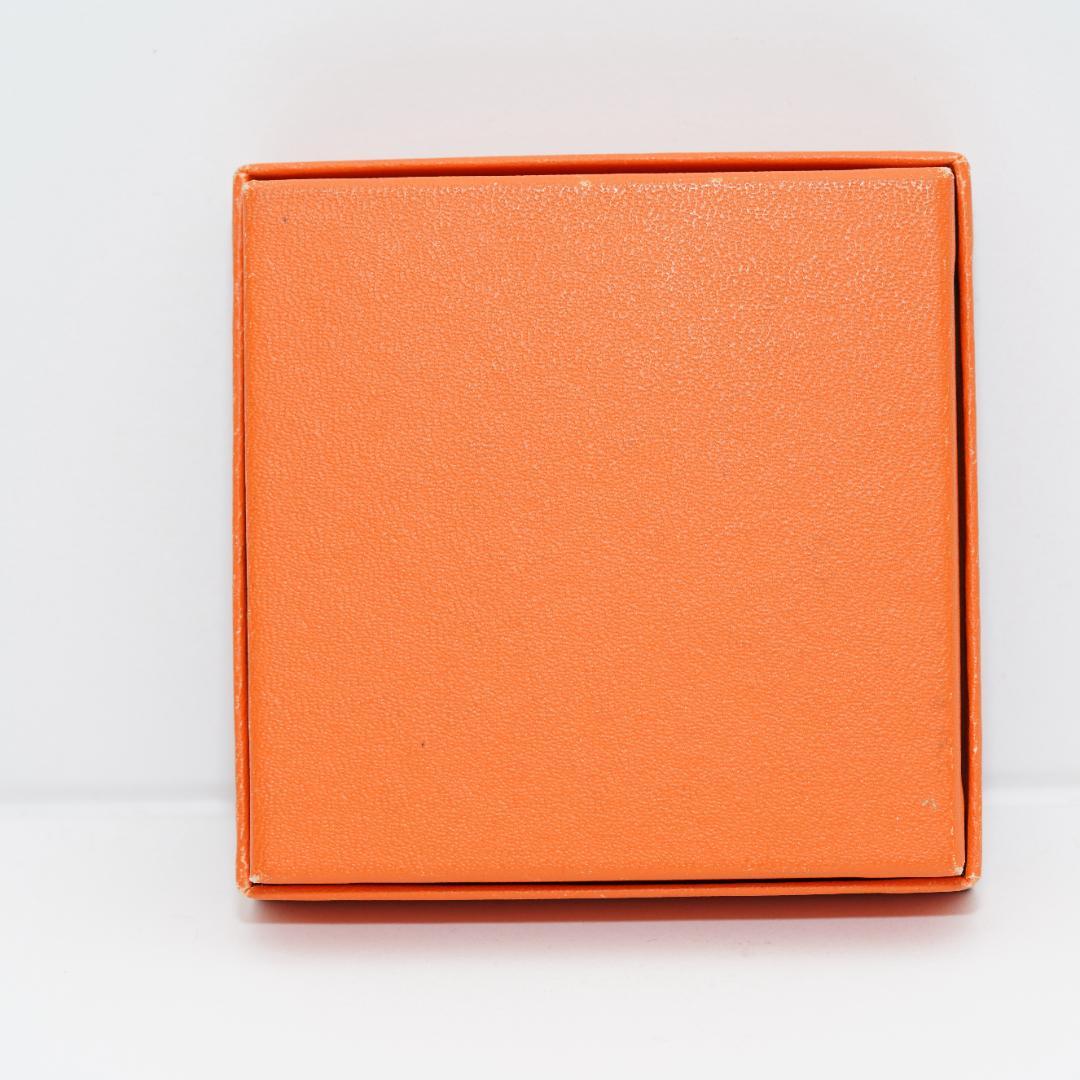 エルメス　HERMES　バングル　エマイユ　シェーヌ柄　直径6cm