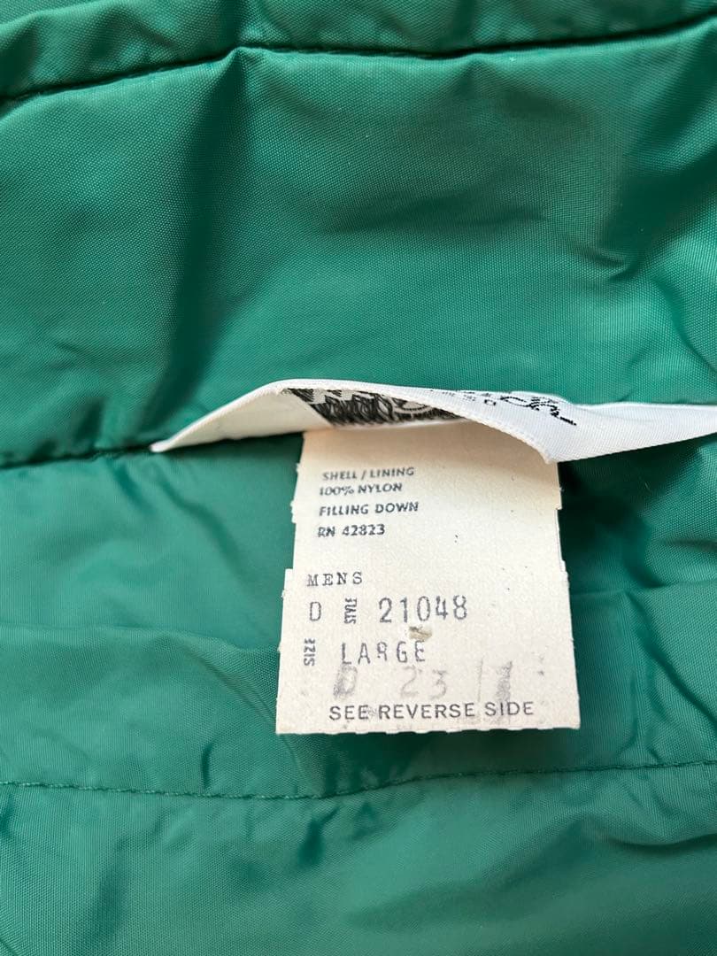 Wool rich リバーシブルダウンベスト