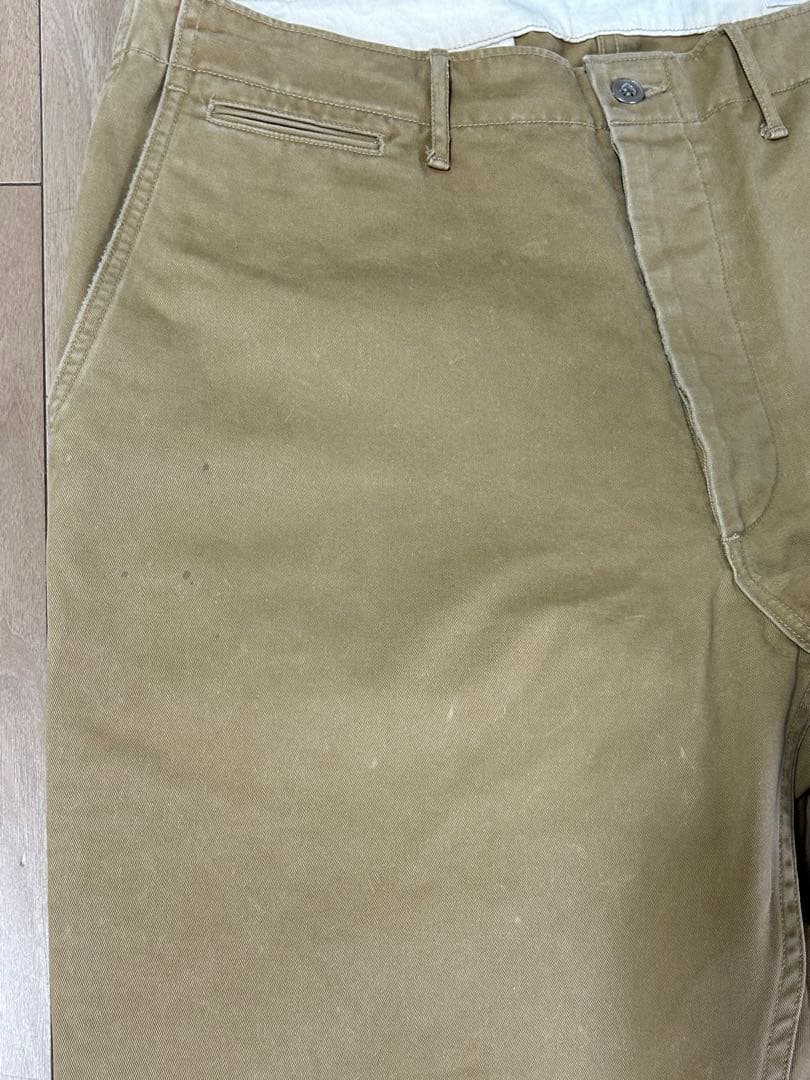 【極美品】RON HERMAN DENIM ダメージ加工 チノ ワークパンツ！