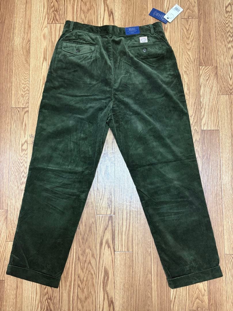 新品未使用　ポロラルフローレン　ポロチノ　コーデュロイ　パンツ　カーキ　W36