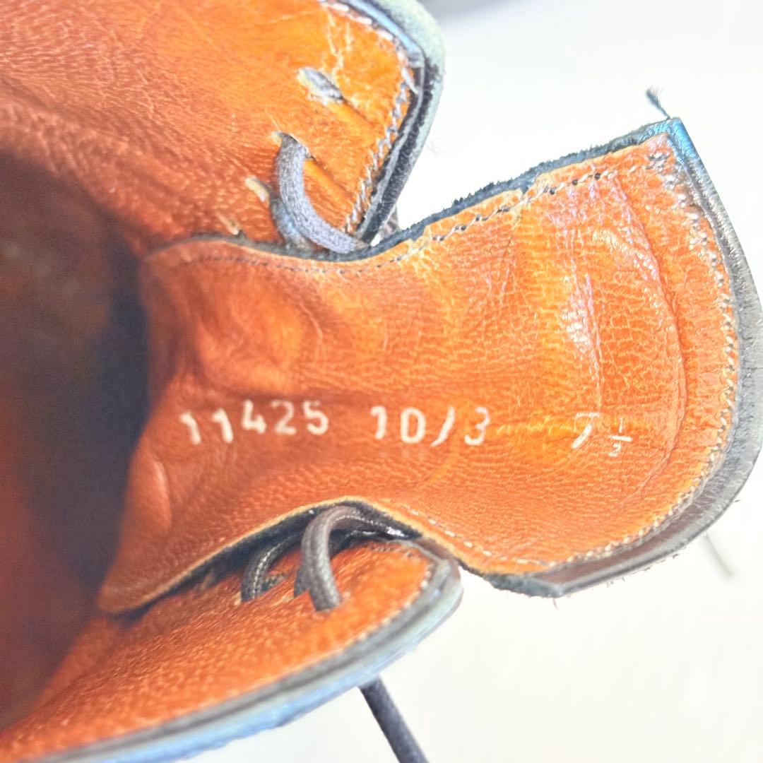 【最高級】ア・テストーニ ウイングチップ ビジネスシューズ スエード 26.5