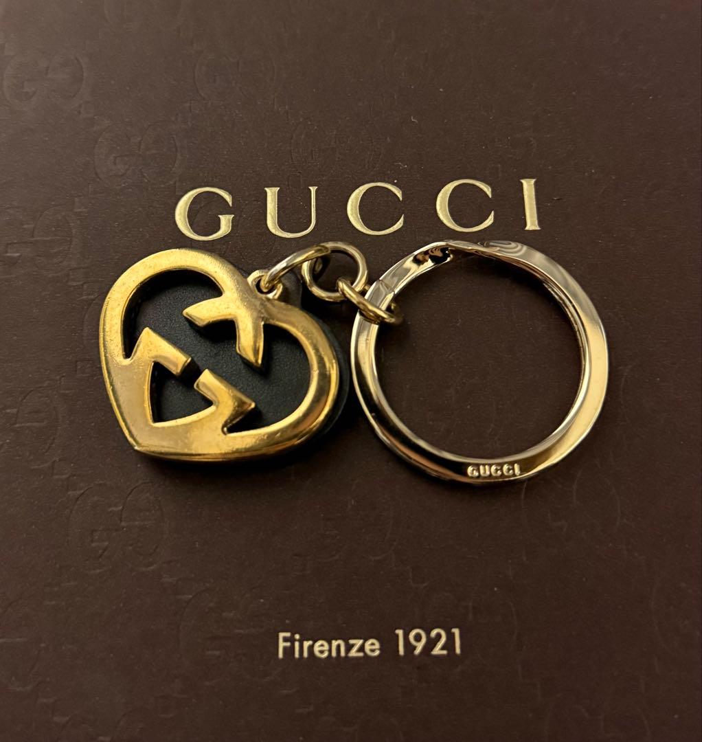 ✨新品同様✨ GUCCI グッチ キーリング ハートチャーム♡