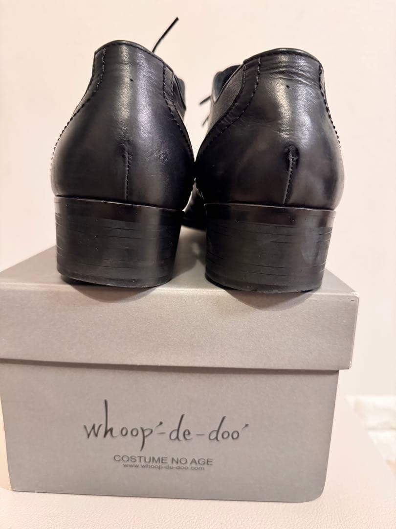 ★美品★ フープディドゥ ポインテッドトゥ シューズ 26.5㎝ ブラック