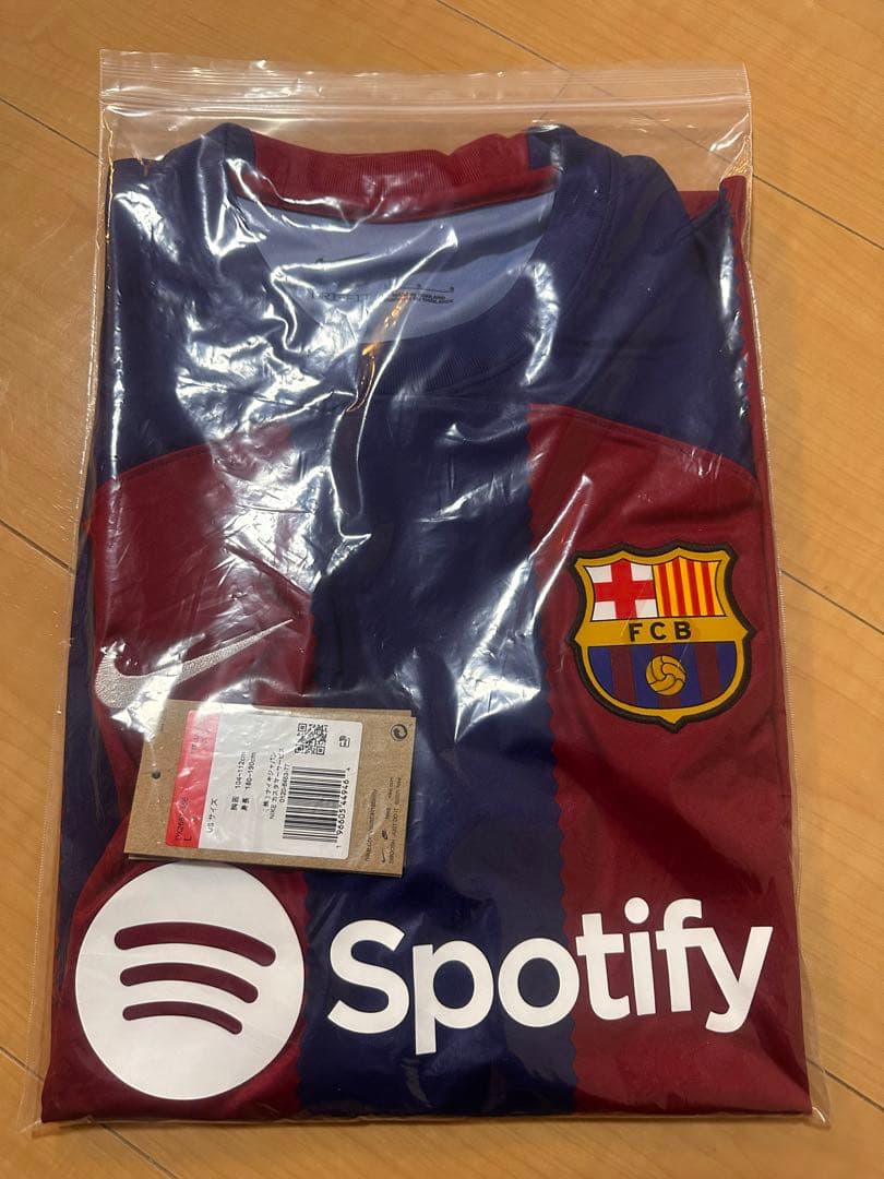 【新品未使用】FCバルセロナ 23/24 ユニフォーム ホーム 半袖 レプリカ